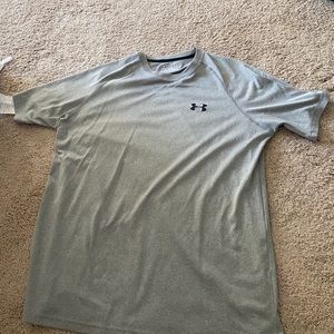 Grey Under Armour Workout Shirt